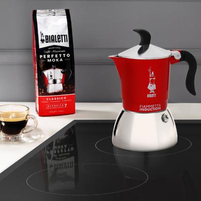 Italiaanse Koffiepot Bialetti FIAMMETTA INDUCTI Rood Aluminium 4 Koppar - thumbnail