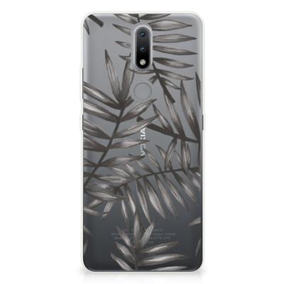 Nokia 2.4 | TPU Case | Leaves Grey Nokia 2.4 | TPU Case | Leaves Grey
