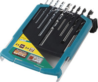 Wolfcraft boorset | "steen & hout" | 9-delig | 1 set - 7116000 - thumbnail