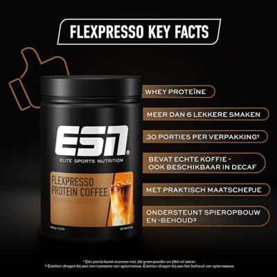 ESN Flexpresso protein coffee - caramel flavour 908 Gram