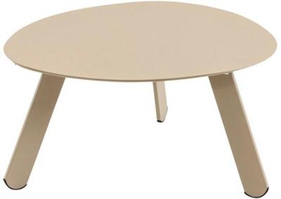 Lesli bijzettafel tiki 55x46 cm taupe