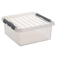 Sunware Q-line box 25 liter transp/metaal - thumbnail
