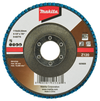 Makita Accessoires Lamellenschuurschijf 115mm Z120 - D-63775 D-63775 - thumbnail