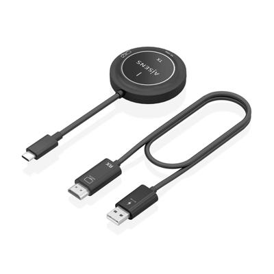 Kabel USB-C naar HDMI Aisens ASWL-H2KC30M004-BK Zwart