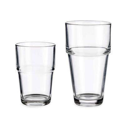 Glazenset Vivalto Transparant Glas 260 ml 370 ml (4 Stuks)