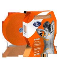 Cure Tape Kinesiotape giant oranje 5cm x 31.5m 1 Stuks - thumbnail