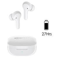 Boompods Bassline Compact In Ear oordopjes Bluetooth Wit Headset, Klankregeling, Volumeregeling, Bestand tegen zweet, Touchbesturing - thumbnail