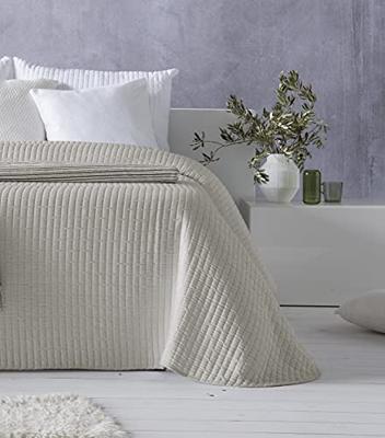 Sprei Hosteline AGNES Beige Bed van 90 (1 Onderdelen)