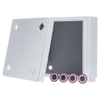 Rittal KX 1514.000 Installatiebehuizing, Wandbehuizing 150 x 150 x 80 Plaatstaal Lichtgrijs 1 stuk(s)