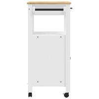 Keukentrolley MONZA 60x40x88,5 cm massief grenenhout - thumbnail