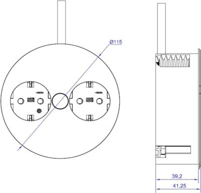 Bachmann 931.000 Inbouwstekkerdoos 2-voudig Zilver, Zwart Randaarde stekker 1 stuk(s) Bachmann 931.000 Inbouwstekkerdoos 2-voudig Zilver, Zwart Randaarde stekker 1 stuk(s)