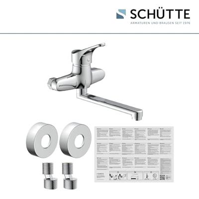 Schutte ATTICA ééngreepsmengkraan keuken | wandmontage | chroom
 22600