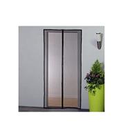 Klamboe magnetische gordijndeur - H230 cm x L100 cm - Zwart polyester - thumbnail