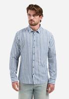 No- Excess Shirt Linen Vertical Big Stripe 31470224 Overhemd 136 Indigo Blue - thumbnail