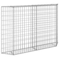 Gabion plantenbak trapezium 150x20x100 cm gegalvaniseerd staal - thumbnail