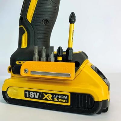 Stealthmounts Bithouder voor DeWalt | Geel | 2 stuks - BH-DW-YLW-2