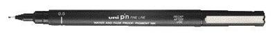 Fineliner uni-ball pin 0.5mm zwart | 12 stuks Fineliner uni-ball pin 0.5mm zwart | 12 stuks