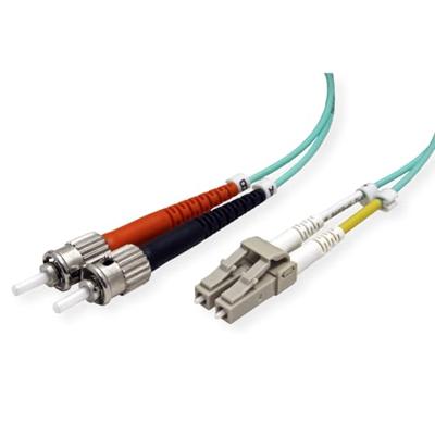 ROLINE glasvezelkabel 50/125µm OM3, LC/ST, turkoois, 5 m