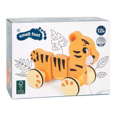 Small Foot - houten trekdier tijger safari fsc Small Foot - houten trekdier tijger safari fsc