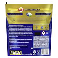 Sun Brilliant Shine Plus all-in-1 vaatwascapsules 34 stuks - thumbnail