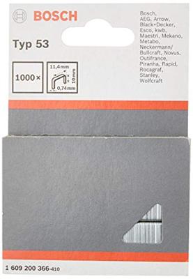 Bosch Accessoires Niet met fijne draad type 53 11,4 x 0,74 x 10 mm 1000st - 1609200366 - thumbnail