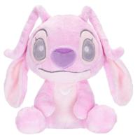 Disney stitch pluche snuggletime 23 cm roze - thumbnail