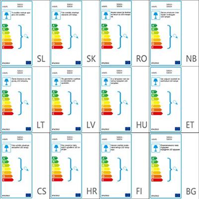 LED-bollampen rond 20/30/40 cm PMMA 3 st
