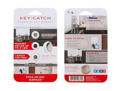 KEY SMART Sleutelclip KS190 KeyCatch Sticky Wit 3 stuk(s)