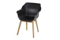 Hartman Sophie Studio Teak dining armstoel Black - thumbnail