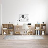 Tv-meubelset 4 pcs artisanaal eikenkleurig 37 x 35 x 72 cm - thumbnail