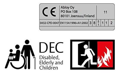 ASSA ABLOY DCG892 Inbouw-glijarm 20mm | kleur zilver EV1. - 10027523