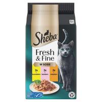SHEBA Fresh & Fine Meat Dishes in Sauce - nat kattenvoer - 6x50g - thumbnail