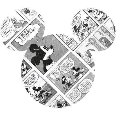 Noordwand Komar Dots Behangcirkel Disney - Mickey Mouse - Head Comic Cartoon - DD1-007