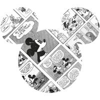 Noordwand Komar Dots Behangcirkel Disney - Mickey Mouse - Head Comic Cartoon - DD1-007 - thumbnail