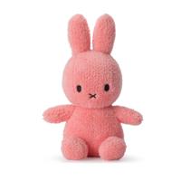 nijntje Miffy Sitting Terry roze knuffel 23 cm - thumbnail