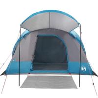 Tunneltent voor gezin 8-persoons waterdicht blauw - thumbnail