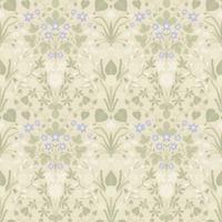 Dutch Wallcoverings Langenas - Varblommor - Beige - thumbnail