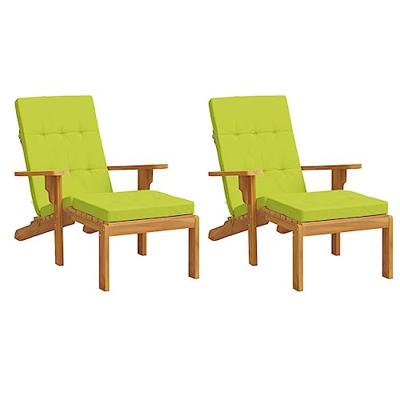 VidaXL Terrasstoelkussens 2 st oxford stof heldergroen