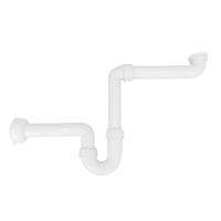 Sifon Ruimtebesparend voor Gootsteen Riko 1 1/2"x40 mm Wit - thumbnail