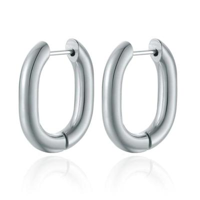 Heren Oorbellen LGT JWLS Geometric shape 2 - Zilver