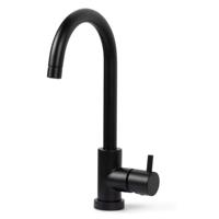 Wastafelmengkraan Bongio Squadra met Hoge Draaibare Uitloop Mat Zwart Bongio - thumbnail