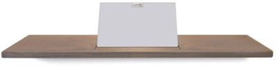 Looox Wood collection bath shelf 78cm met houder mat wit eiken mat wit wbshelf78mw Looox Wood collection bath shelf 78cm met houder mat wit eiken mat wit wbshelf78mw