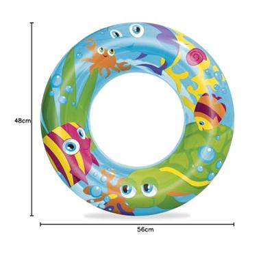 Opblaasbare drijver Bestway Multicolour 48 x 48 x 11 cm