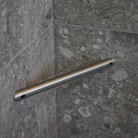 BWS Scheersteun de Voetsteun Voor in de Douche RVS - thumbnail