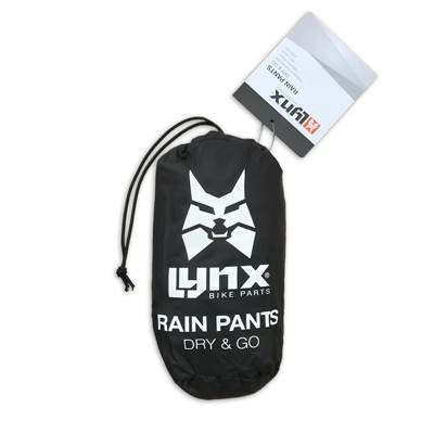 Regenbroek Lynx zwart L Regenbroek Lynx zwart L