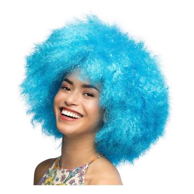 Pruik Sugar Neonblauw