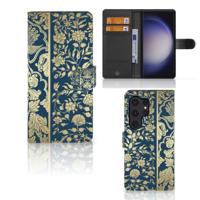 Samsung Galaxy S24 Ultra Hoesje Beige Flowers - thumbnail
