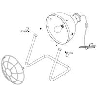 Eglo TafellampTreburley zwart met goud - 43185 - thumbnail