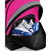 Quadra QS277 Pro Team Locker Bag - Fuchsia/Black/Light Grey - 48 x 30 x 27 cm - thumbnail