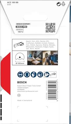 Bosch Accessoires PRO ACZ 100 BB multitoolzaagblad | 100 mm - 2608669118